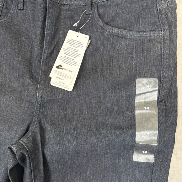 Eddie Bauer Voyager High Rise Skinny Jeans Women's 14 Denim Slightly Curvy NWT - Picture 2 of 10